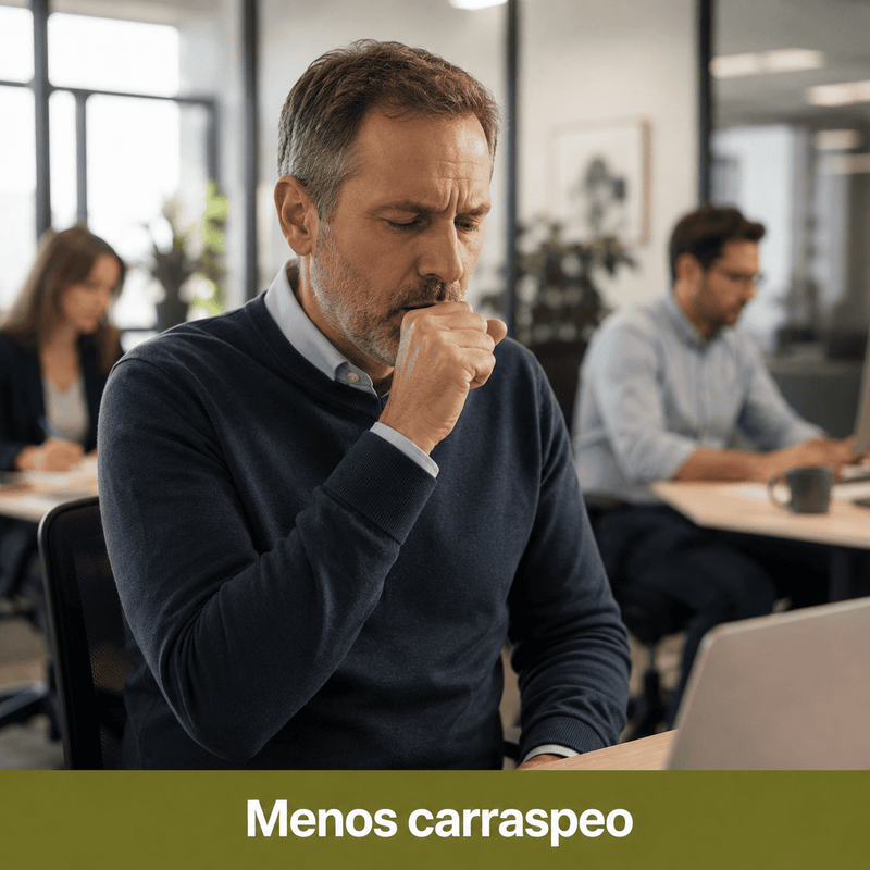 2. Carraspeas todo el día sin darte cuenta