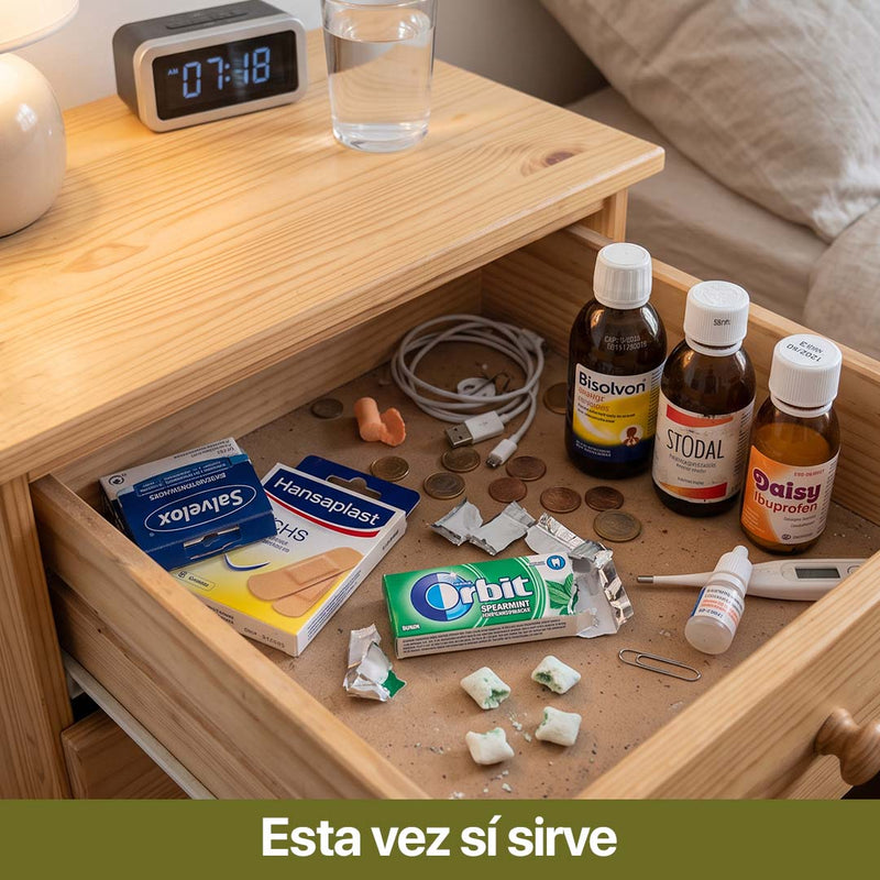 2. Tienes un cajón con todo lo que le compraste. Varios sin abrir.