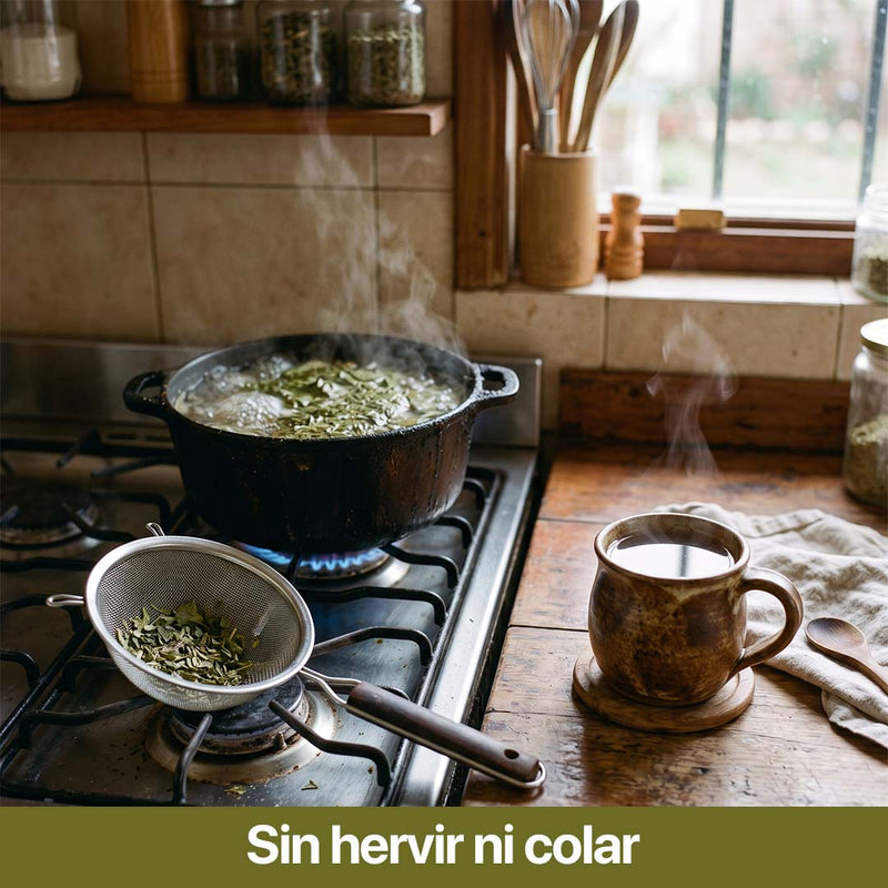 5. Le hiciste el té como se lo hacían a tu mamá. Y no se lo tomó.